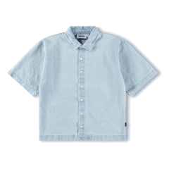 Molo - Camisa de algodón orgánico Richie vaquero | Azul vaquero
