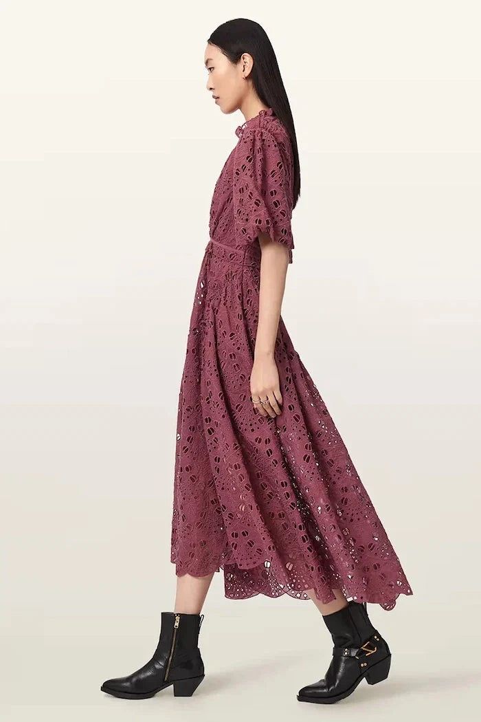 AllSaints Vestido acampanado ODETTE
