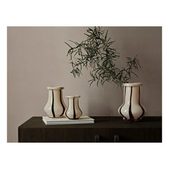 Ferm Living - Jarrón Riban | Crema