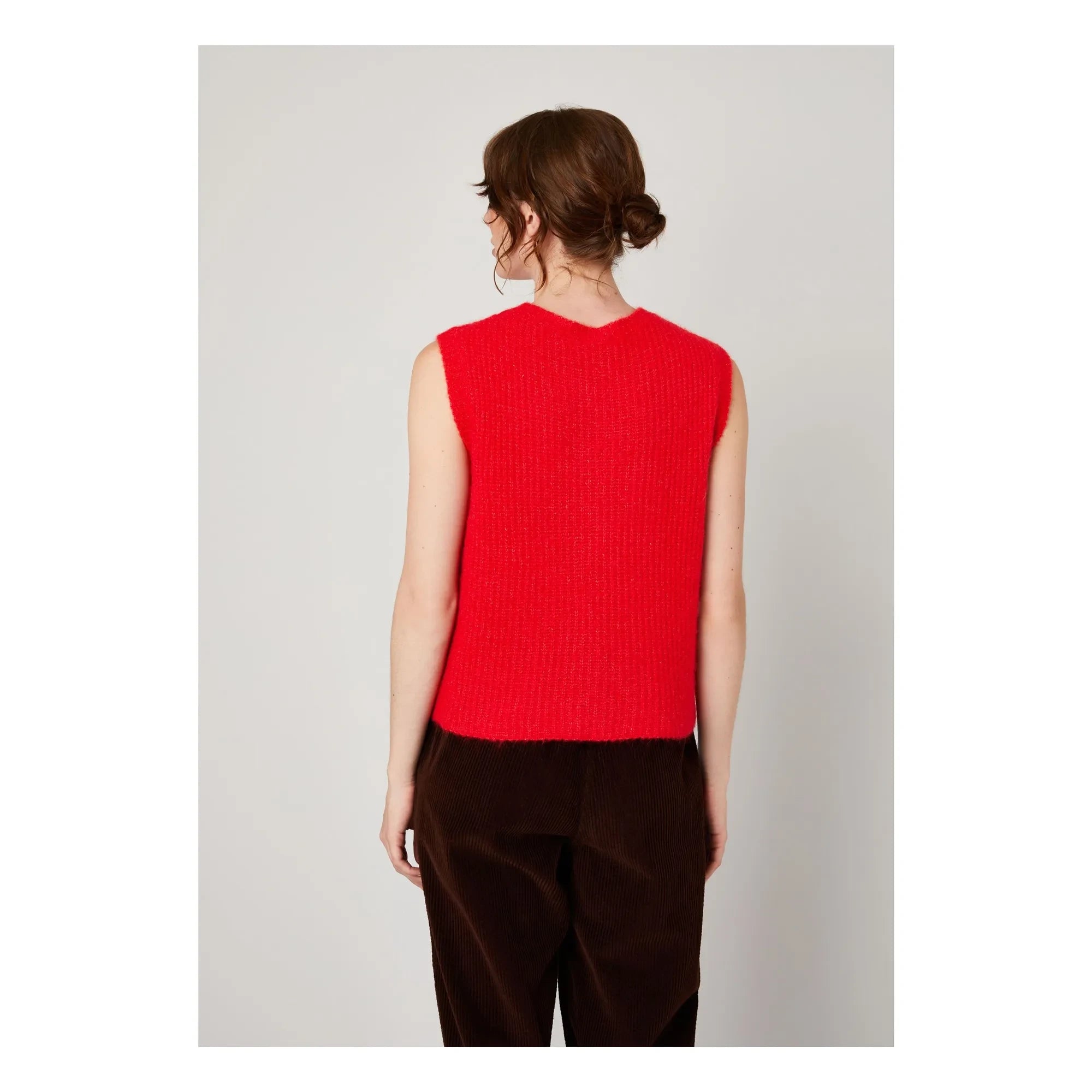 American Vintage - Cárdigan East Laine | Rojo
