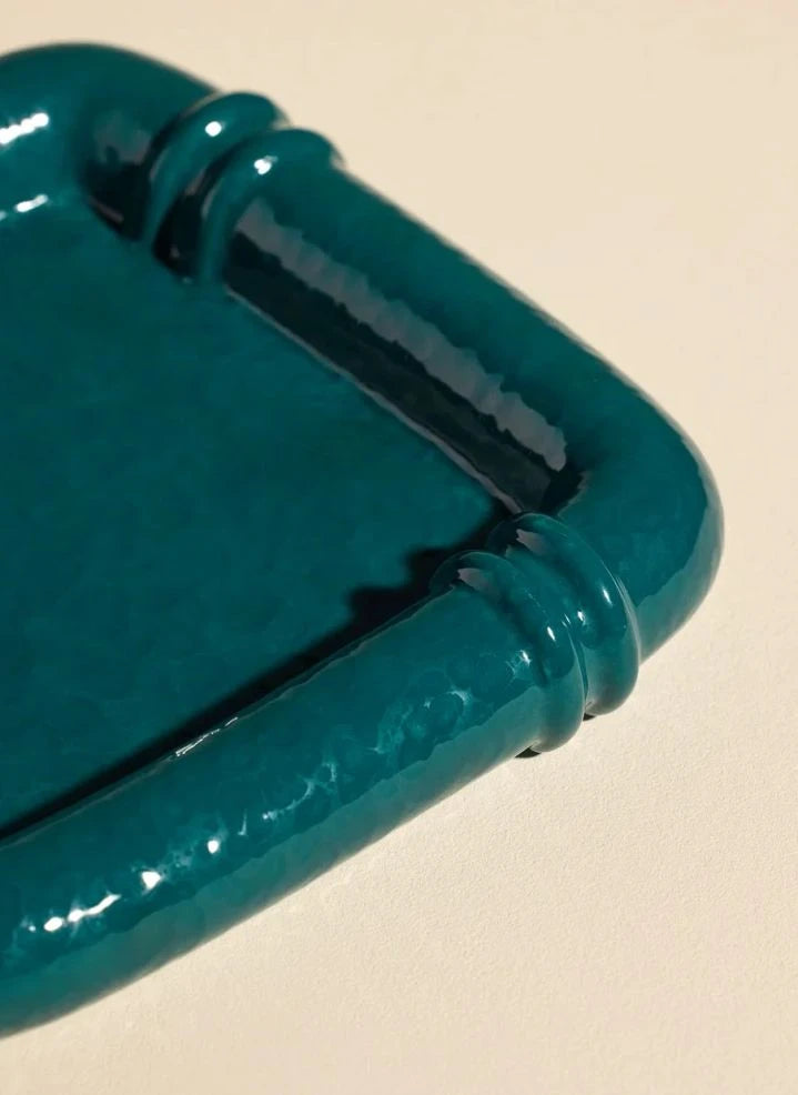 Maison Sarah Lavoine - Coco Papelera de Cerámica | Sarah Blue