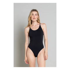 Smallable Mujer - Amy Traje de baño de una pieza con espalda cruzada | Negro