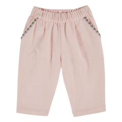 Emile et Ida - Pantalón con bolsillo bordado | Rosa