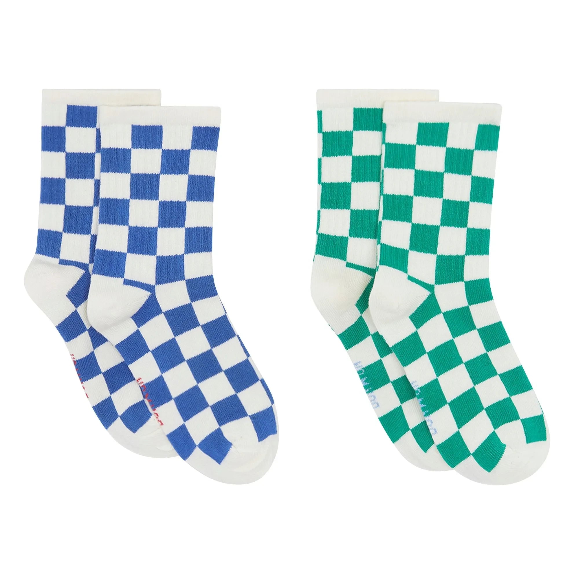 Bonton - Calcetines Damier | Azul real