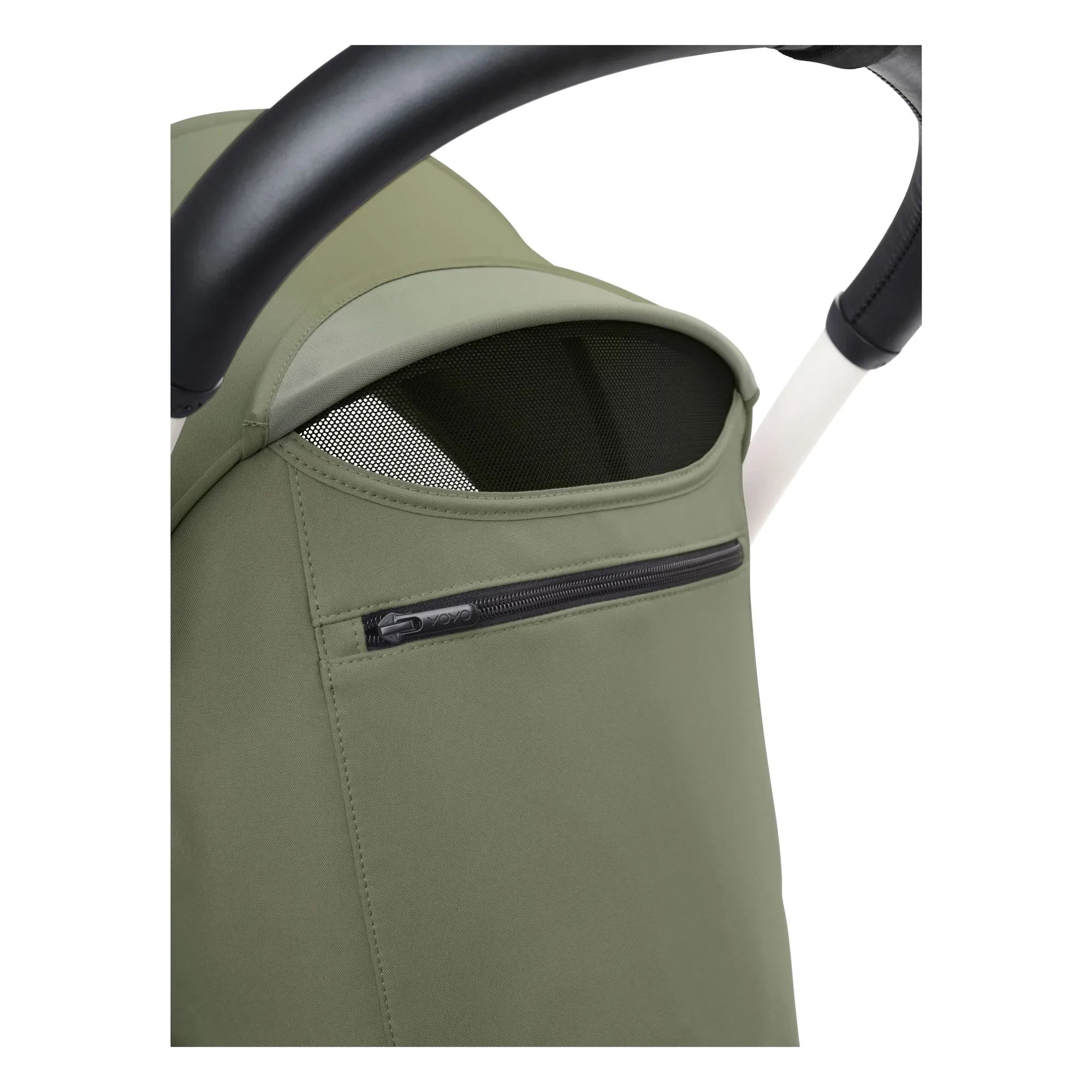 Stokke® - Cochecito YOYO³ 6+ con chasis blanco | Oliva