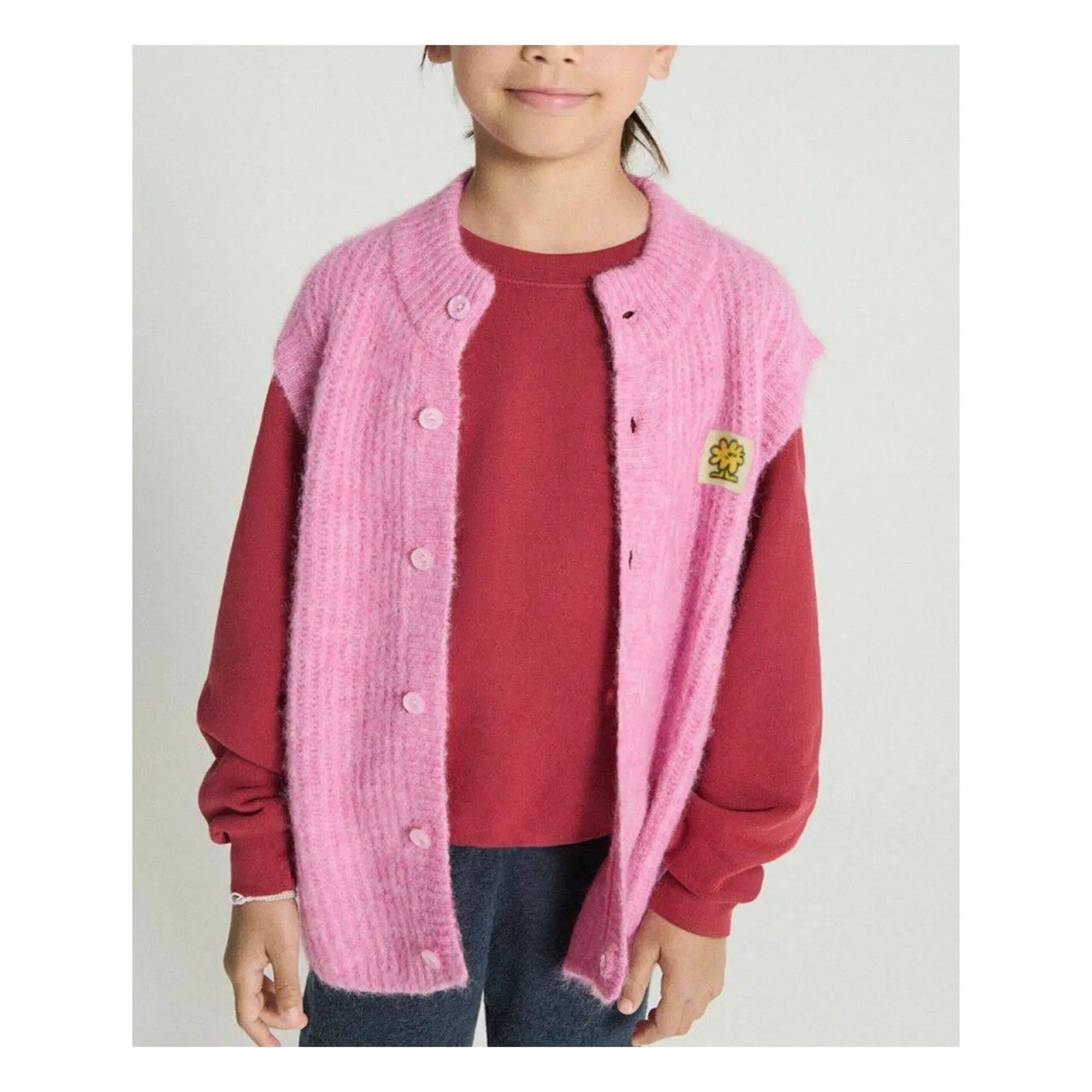 American Vintage - Chaleco sin mangas de alpaca East | Rosa