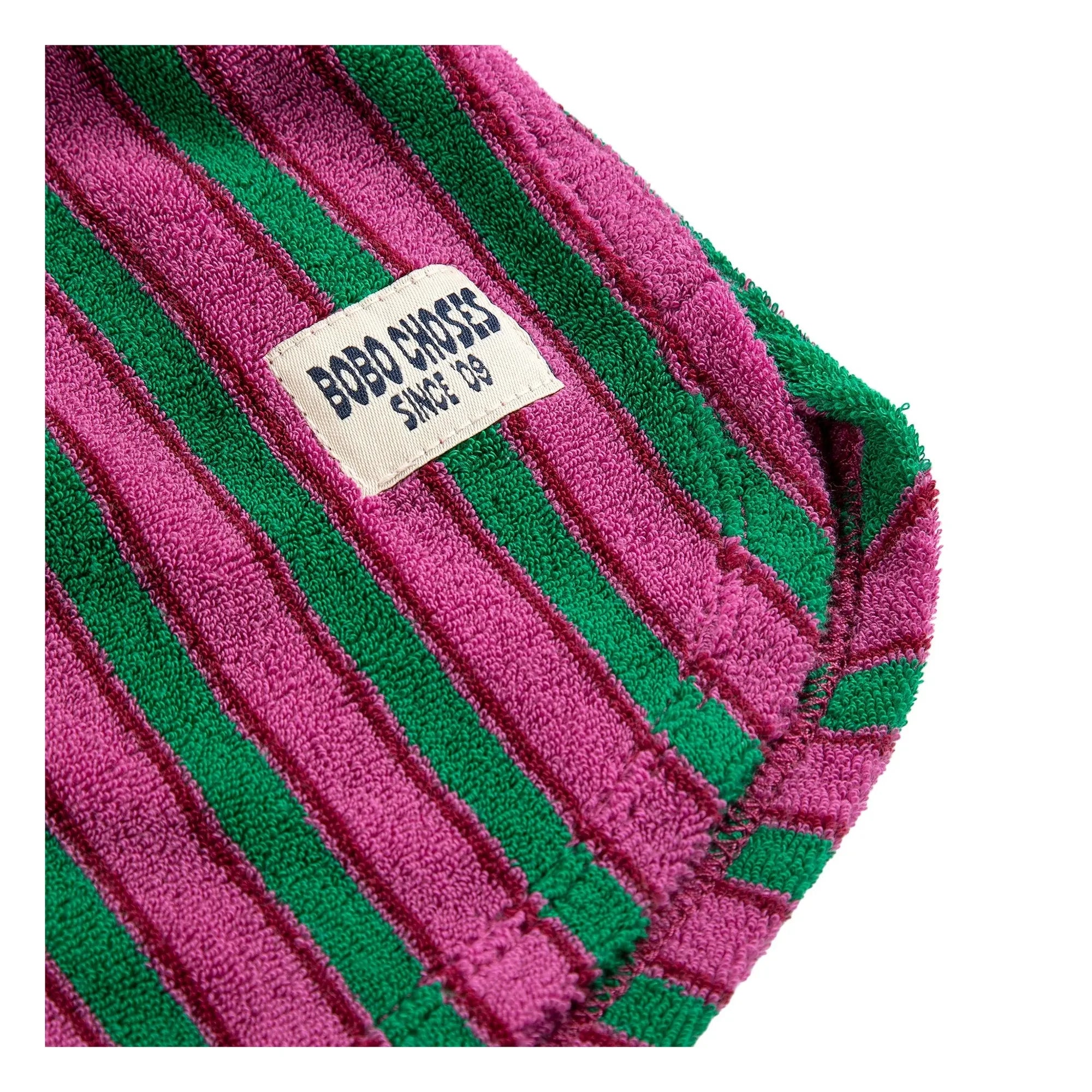 Bobo Choses - Shorts de rizo a rayas | Verde