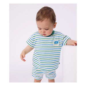 Petit Bateau - Camiseta Rayas | Blanco