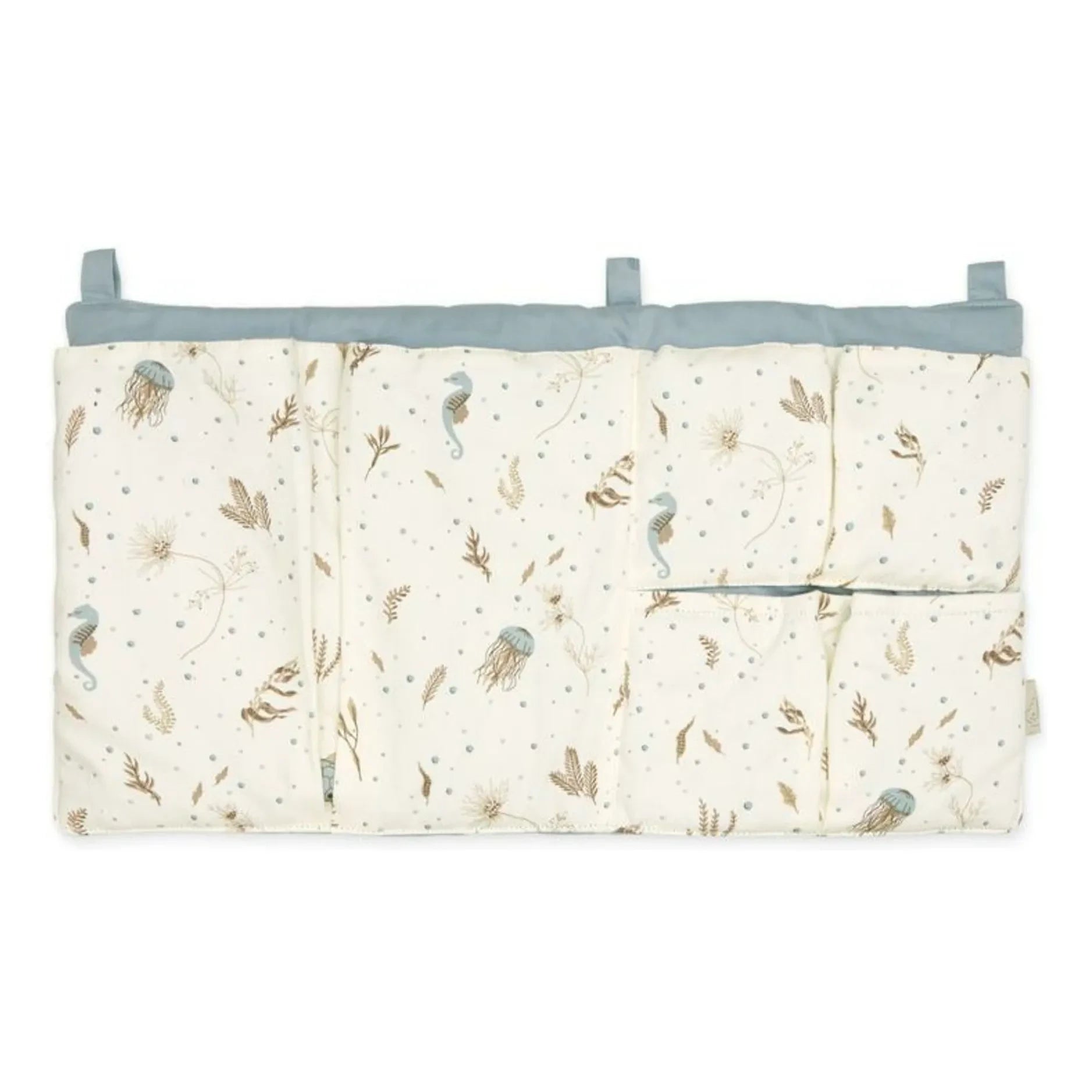 Cam Cam - Bolsillo para cuna Sea Garden | Azul