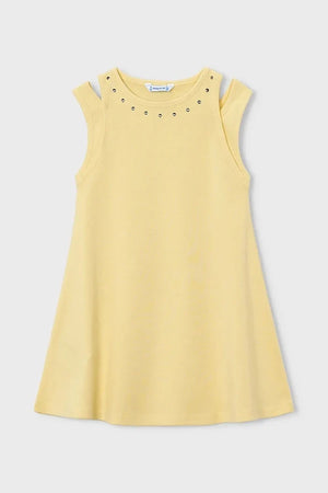 Vestido de algodón para niña Mayoral