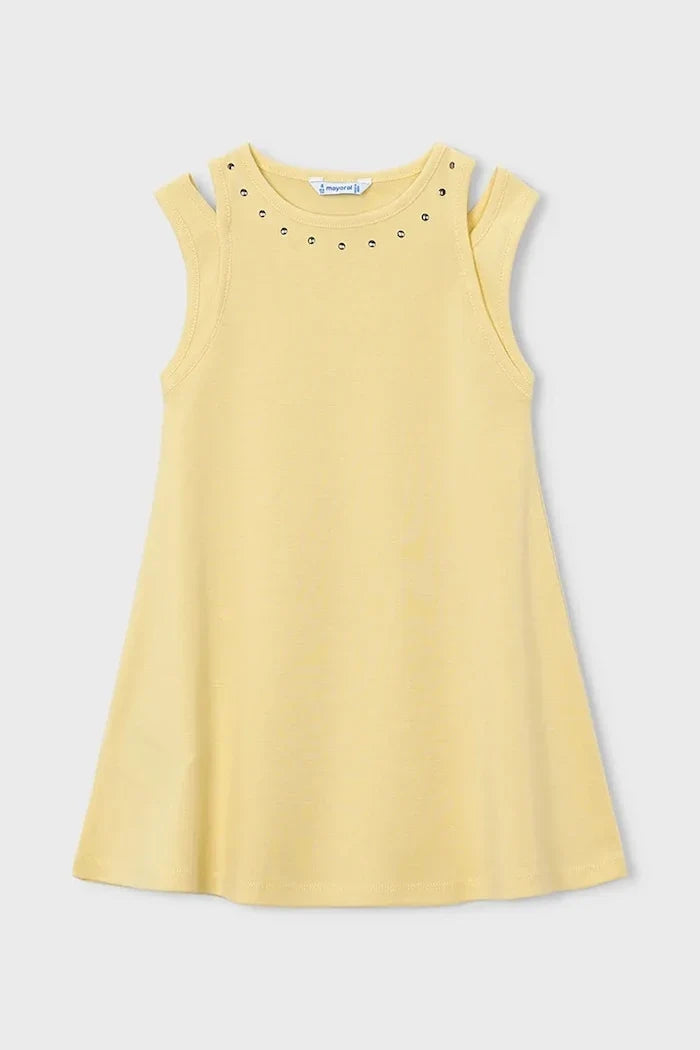 Vestido de algodón para niña Mayoral