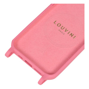 Louvini - Carcasa de teléfono MagSafe de plástico reciclable Milo | Rosa