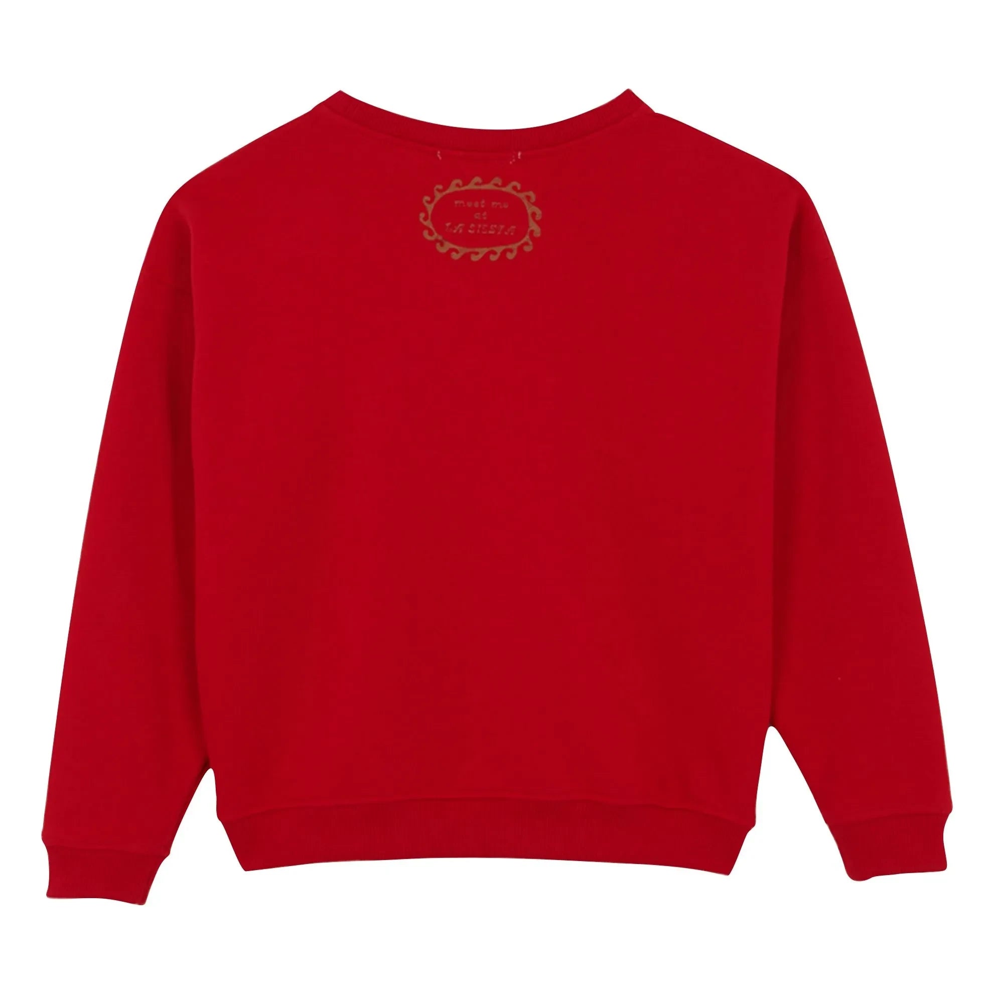 birinit - Sudadera de algodón orgánico Chili Birinit | Rojo