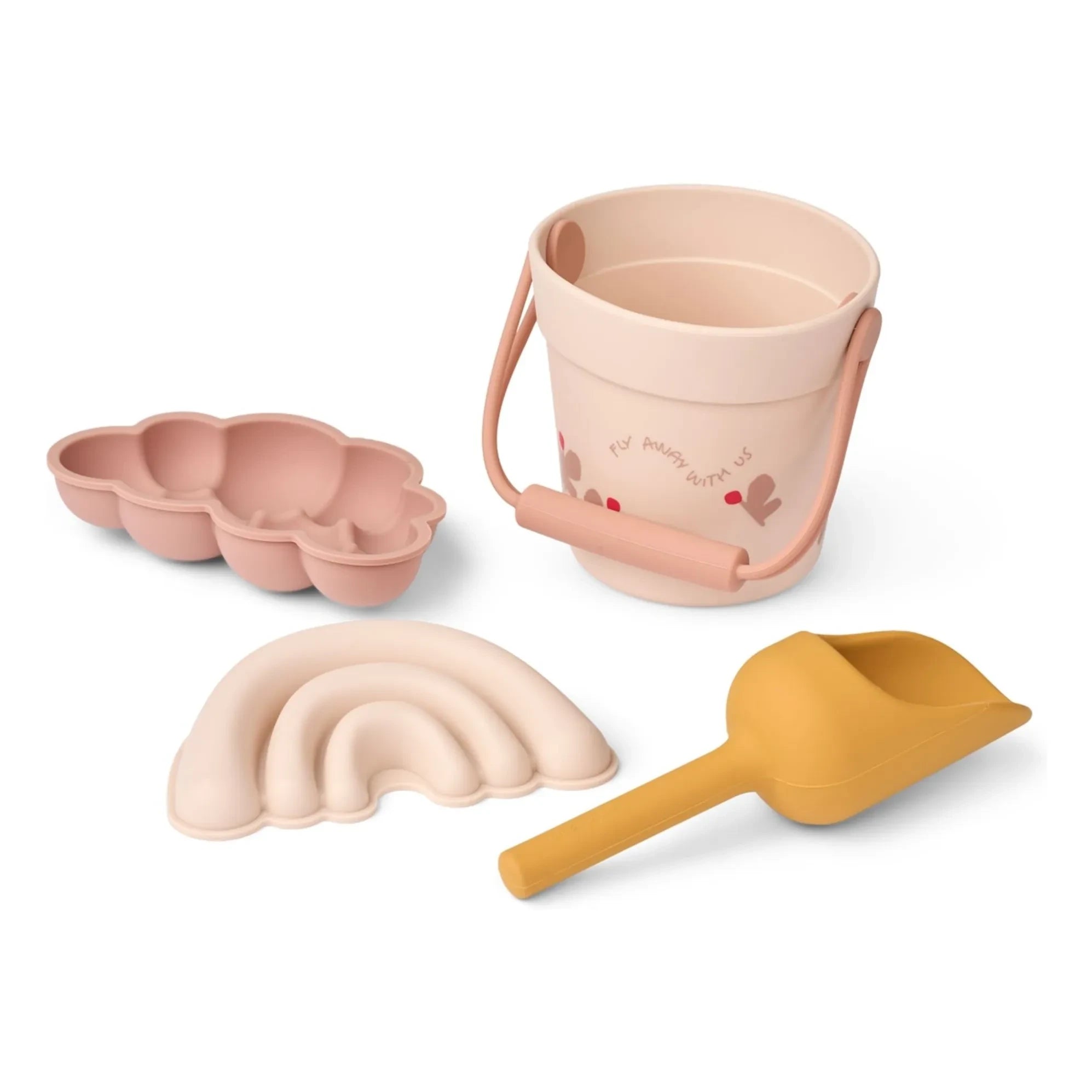 Liewood - Cubo de playa mini y set de accesorios | Butterfly/Apple Blossom