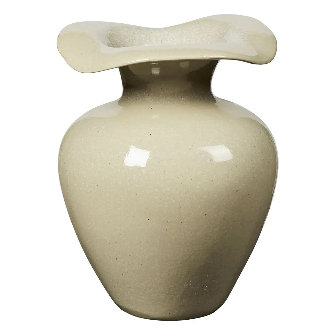 Broste Copenhagen - Jarrón Florentina | Beige