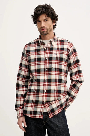 Camisa de algodón Barbour Fallbay