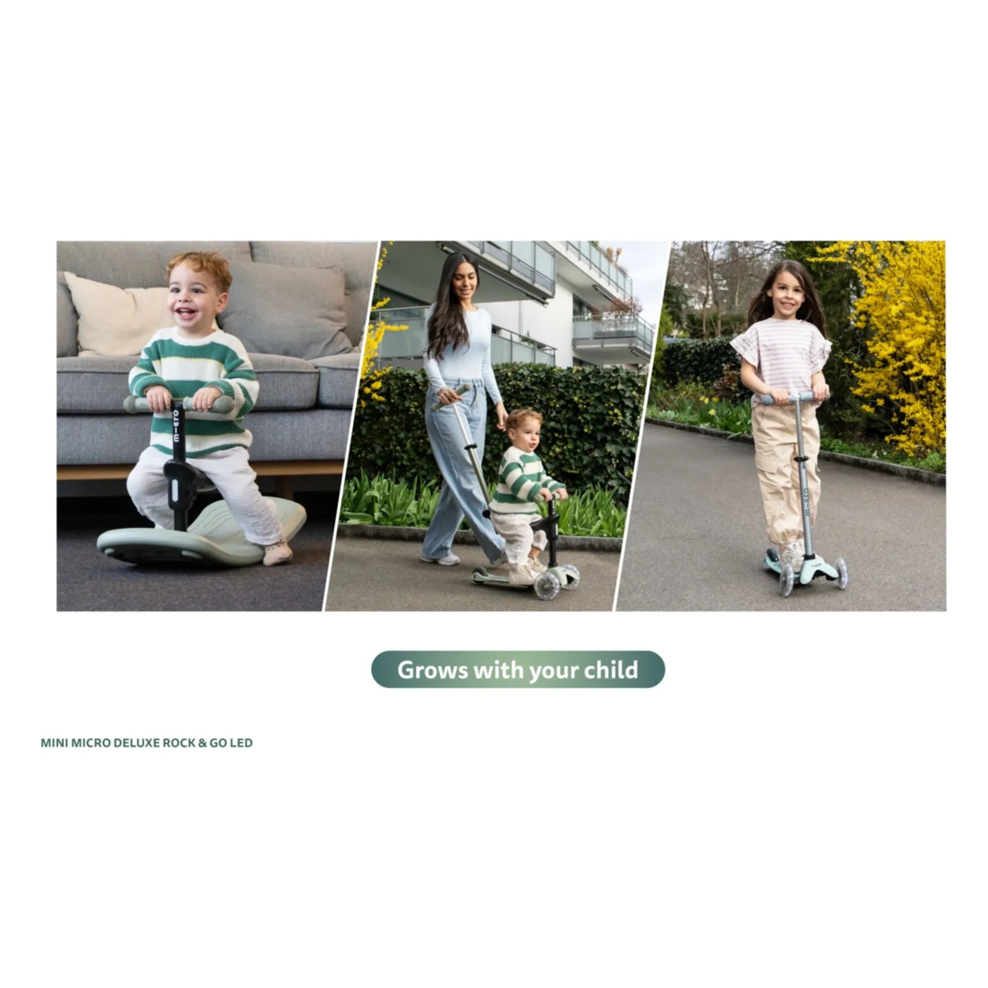Patinete LED Micro - Rock&Go | Salvia
