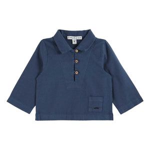 Emile et Ida - Camisa de lino | Azul marino