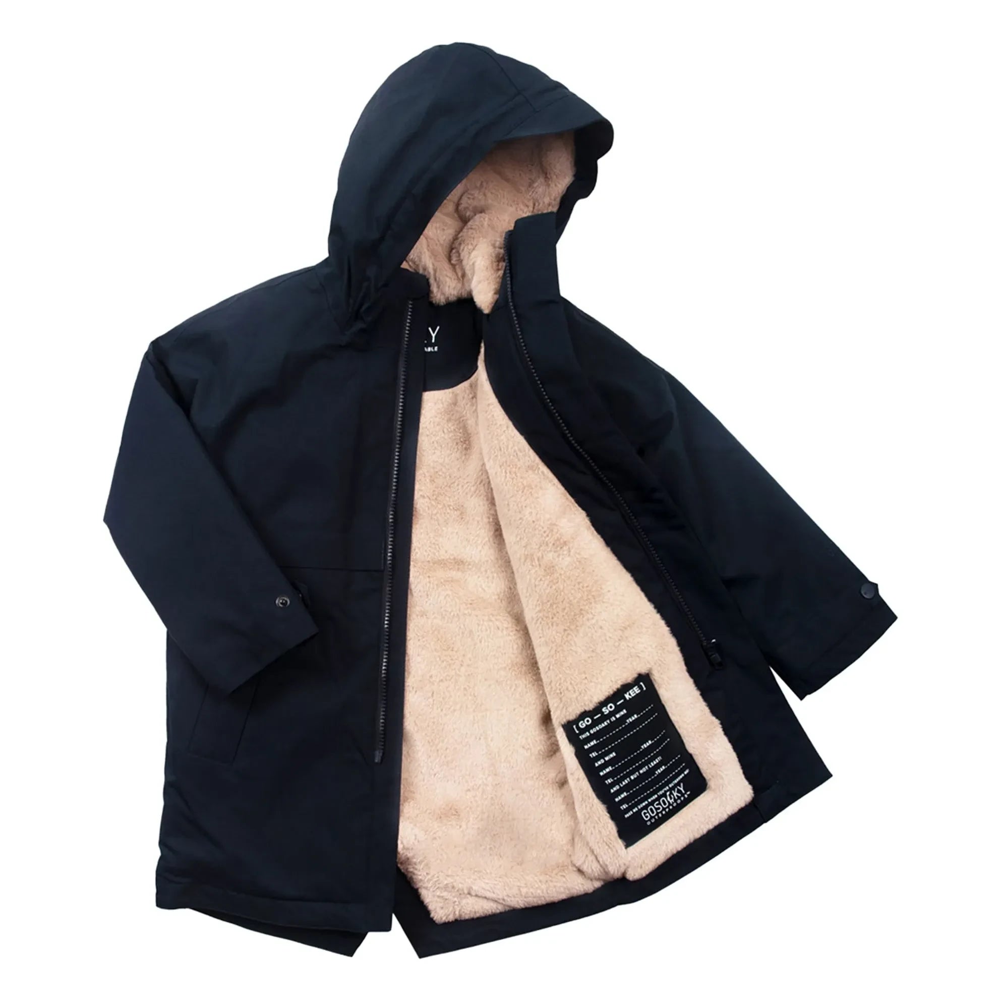 Gosoaky - Desert Fox parka impermeable | Azul marino