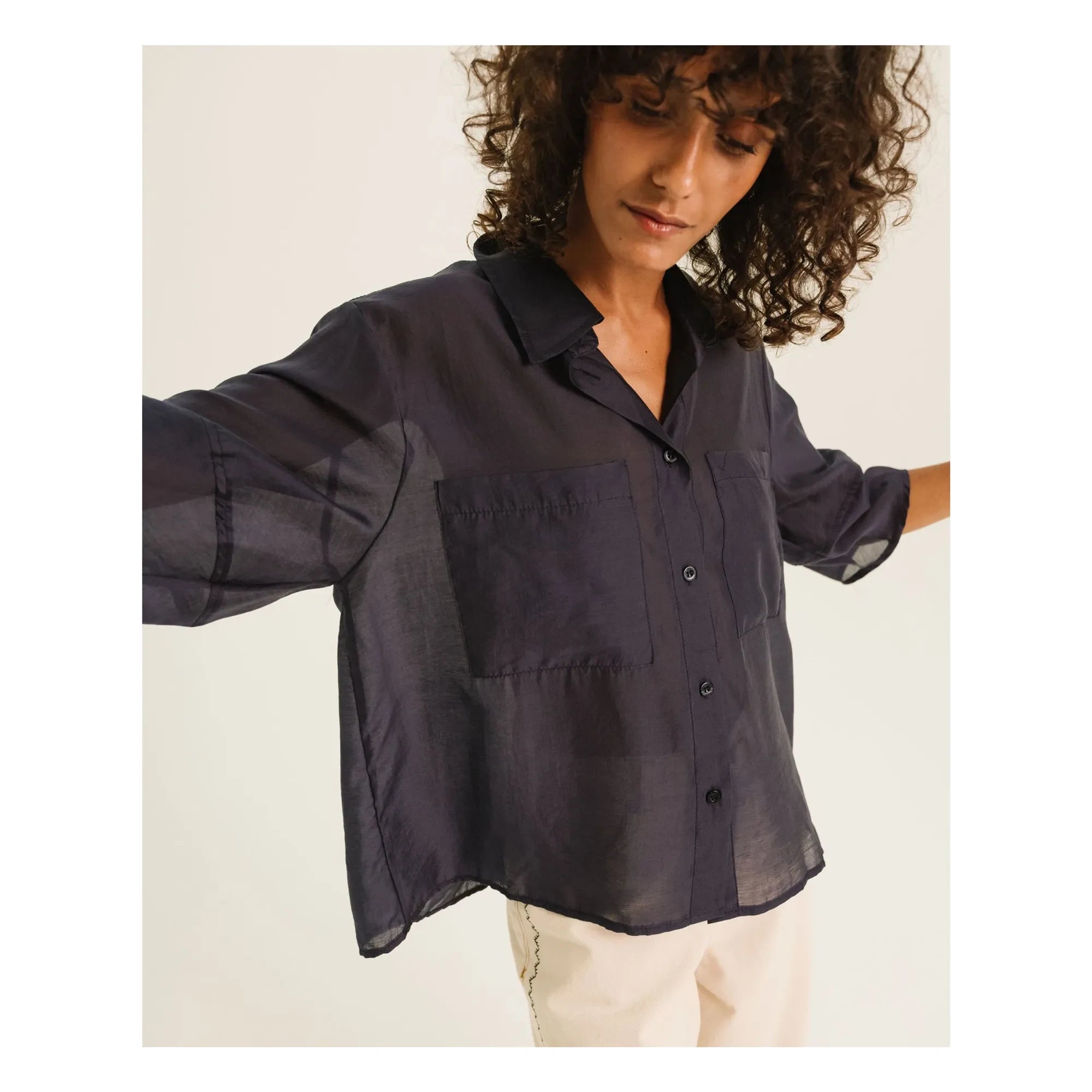 Tinsels - Camisa Eather | Azul noche