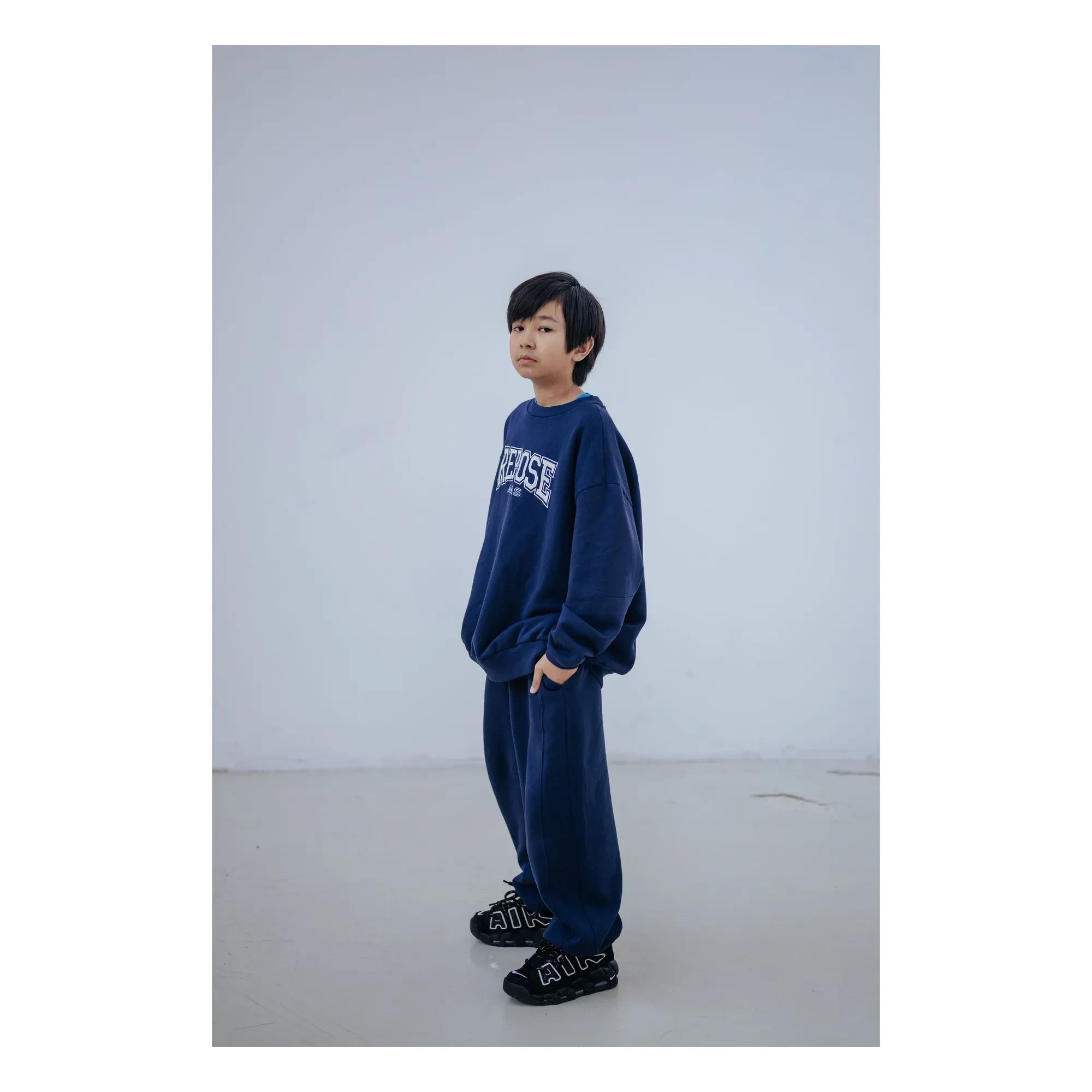 Repose AMS - Cozydrop Sudadera de algodón orgánico REPOSE AMS | Azul marino
