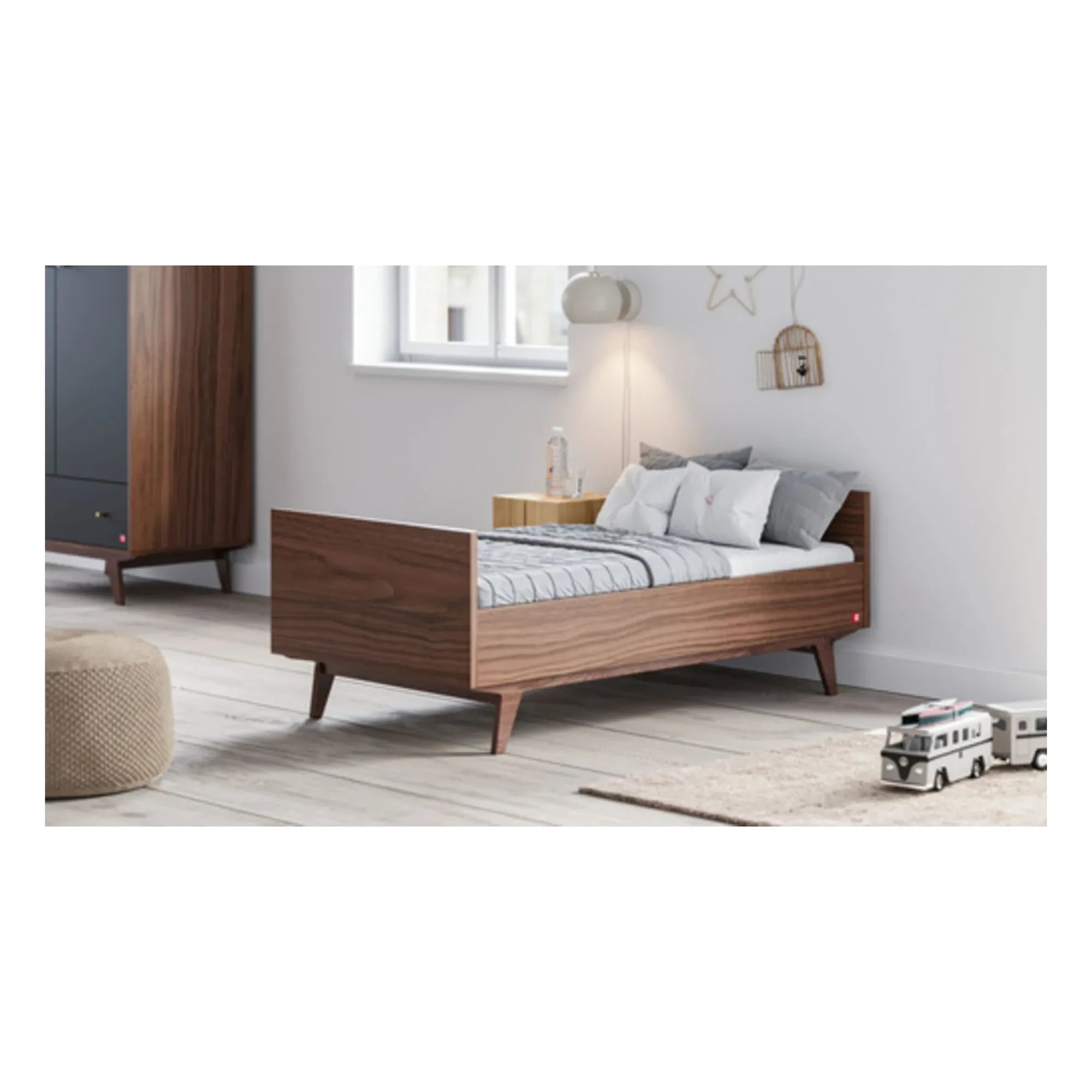 VOX - Cama evolutiva Mid II 70x140 | Nogal