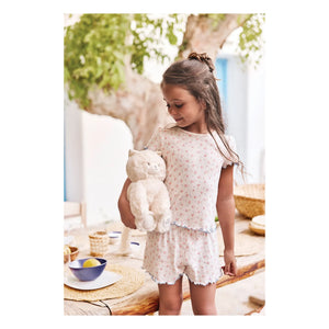 Tartine et Chocolat - Pijama corto estampado floral | Crudo