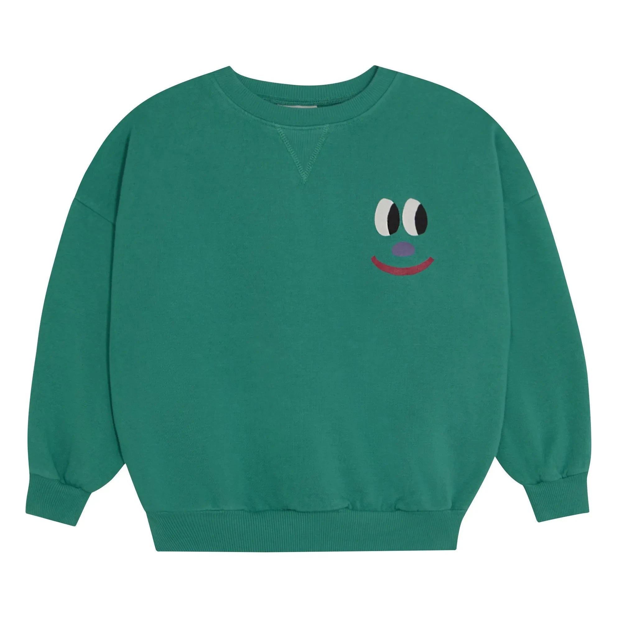The Campamento - Smiley sweatshirt | Yeşil