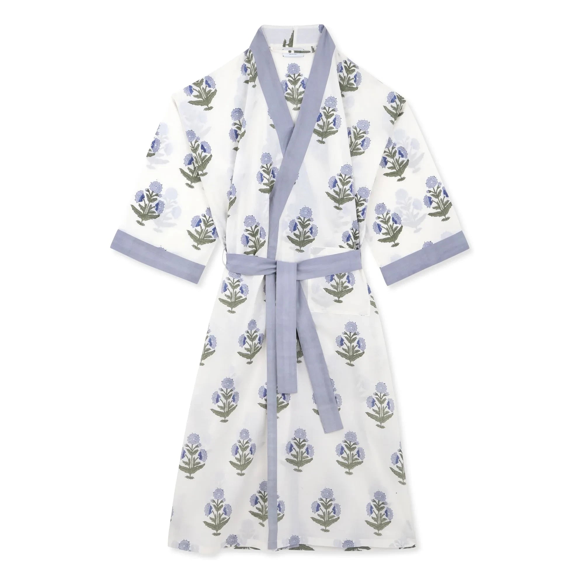 Scarlette Ateliers - Kimono blanco con estampado de amapolas Clark