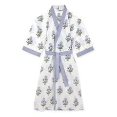Scarlette Ateliers - Kimono blanco con estampado de amapolas Clark
