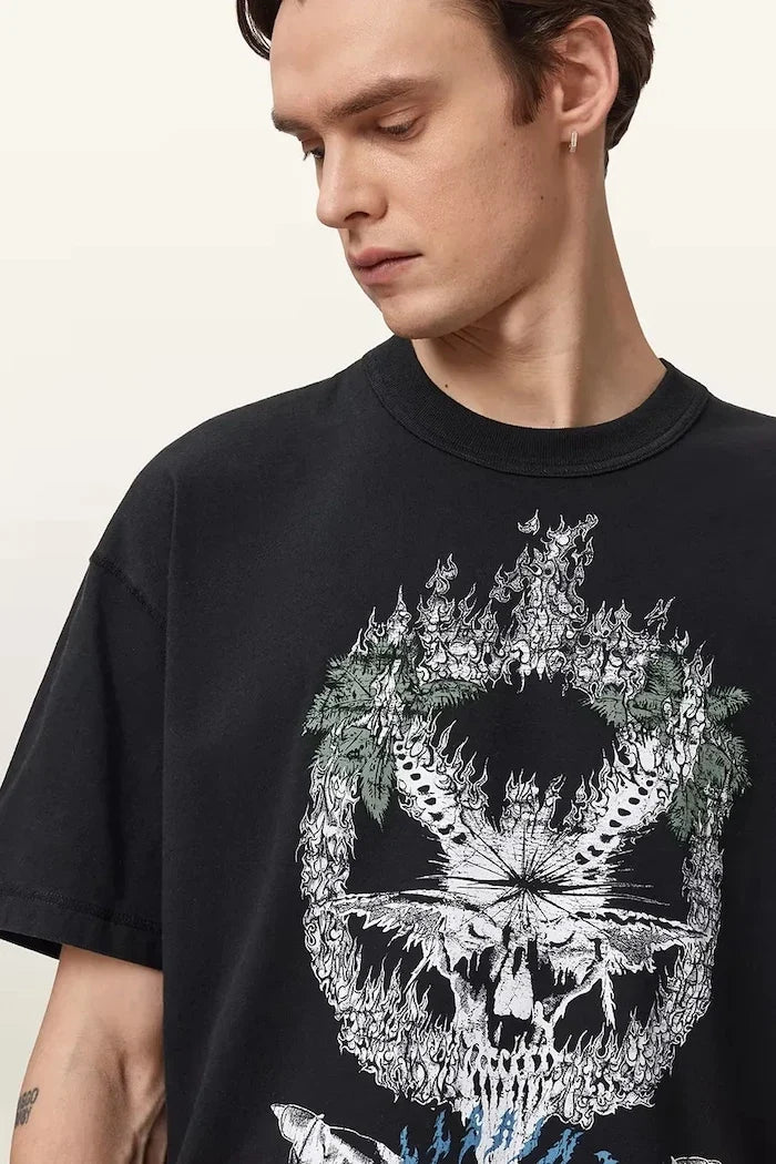 Camiseta de algodón PALM para hombre de AllSaints