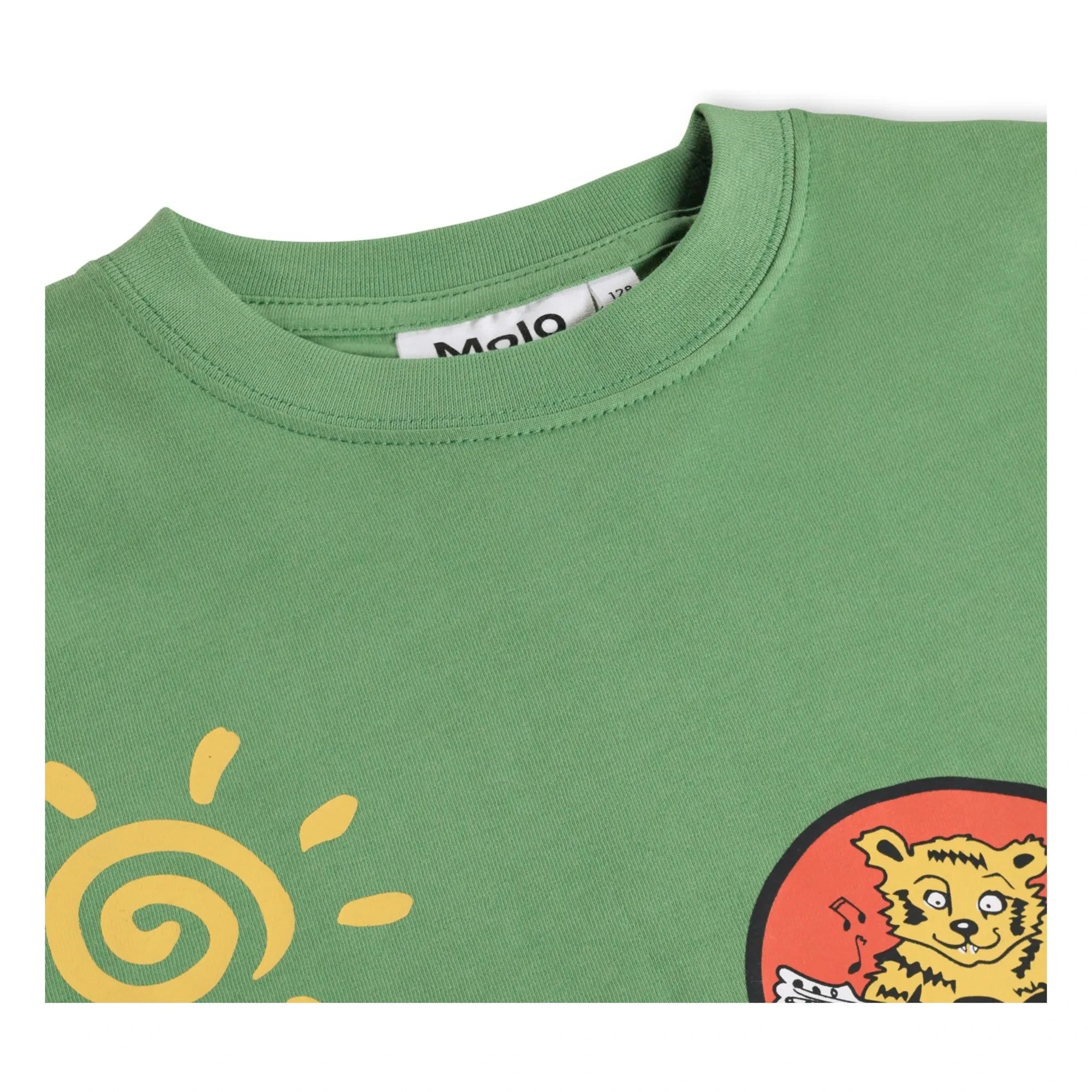 Molo - Riley Camiseta de algodón orgánico con parches | Verde