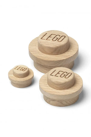 Juego de Perchas de Pared Lego (3 Piezas)