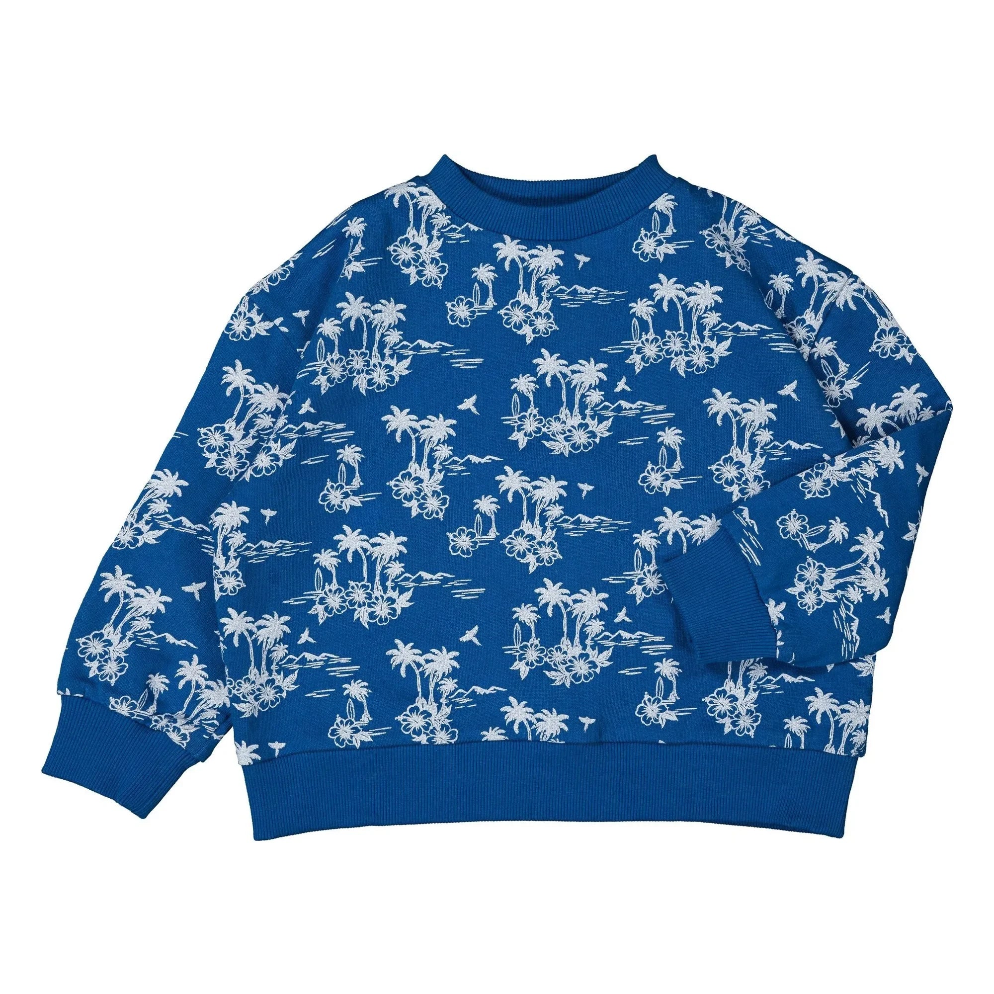 Louis Louise - Sudadera Mike Hawaii Molton | Índigo