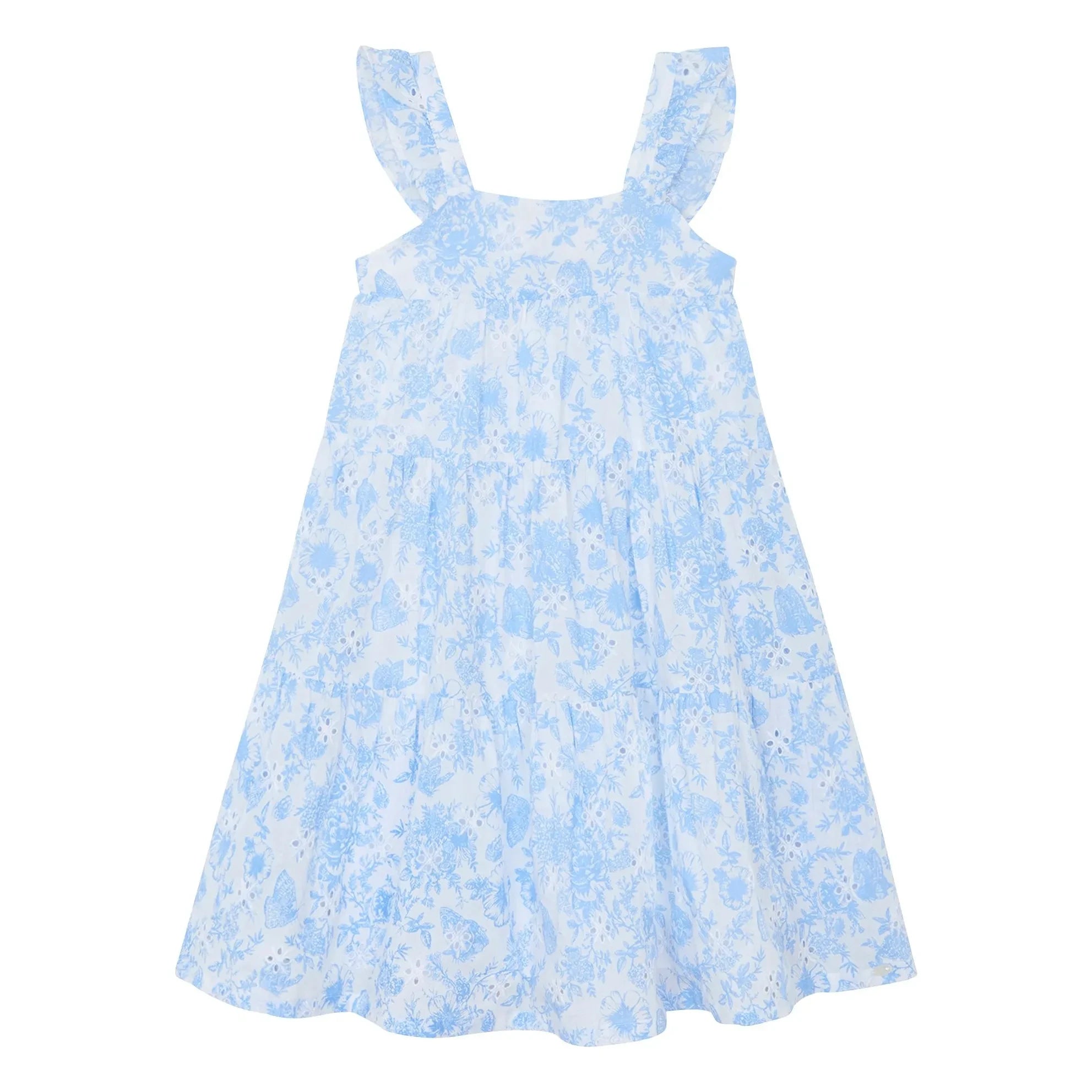 Tartine et Chocolat - Vestido Bordado Floral | Blanco
