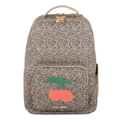 Jeune Premier - Bobbie Leopard Cherry Sırt Çantası | Bej