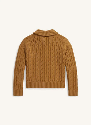 Ralph Lauren - Örgü hırka | Camel