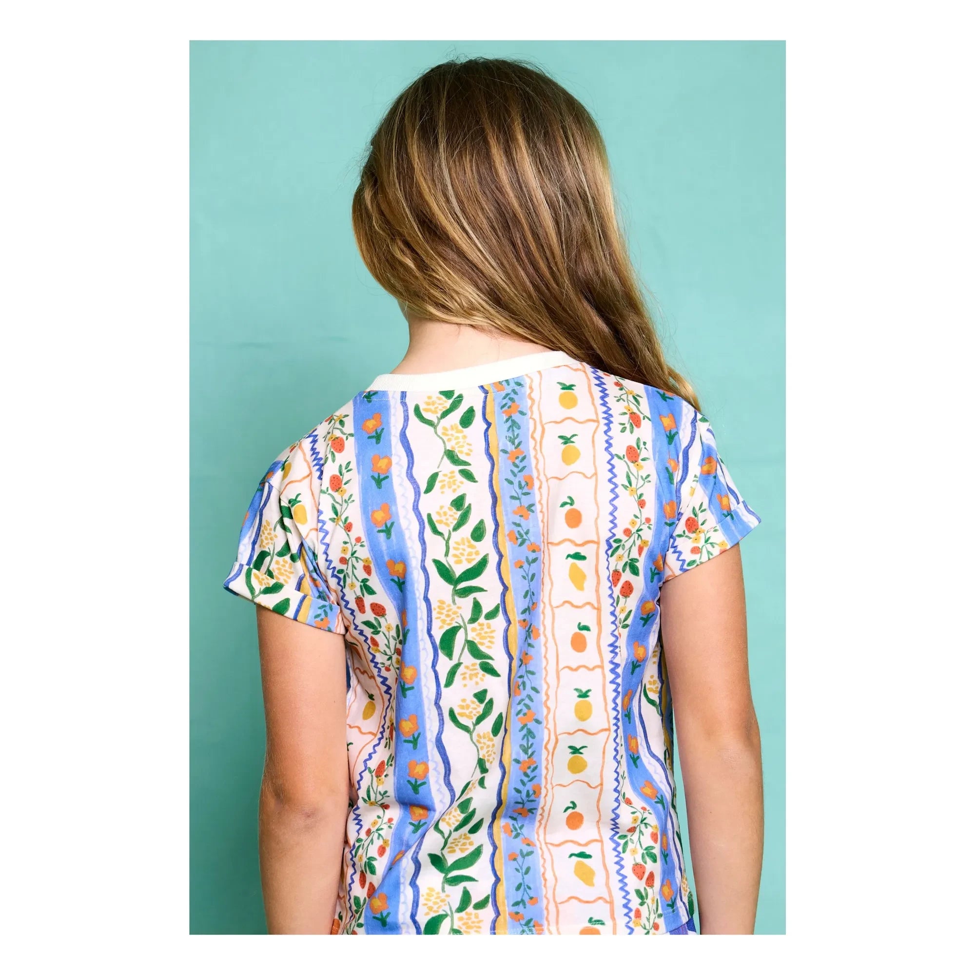 Favorite People - Camiseta Amalfi Floral | Azul