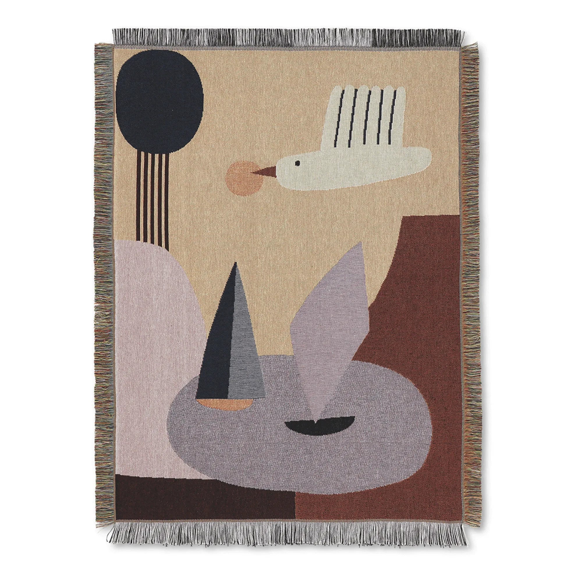 Ferm Living Kids - Alfombra de pájaro colgante