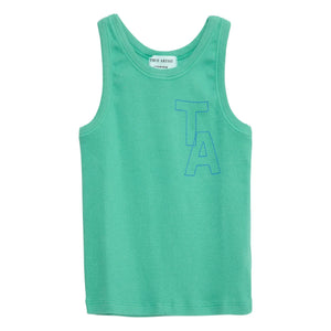 True Artist - Camiseta de tirantes acanalada n.º 20 | Verde