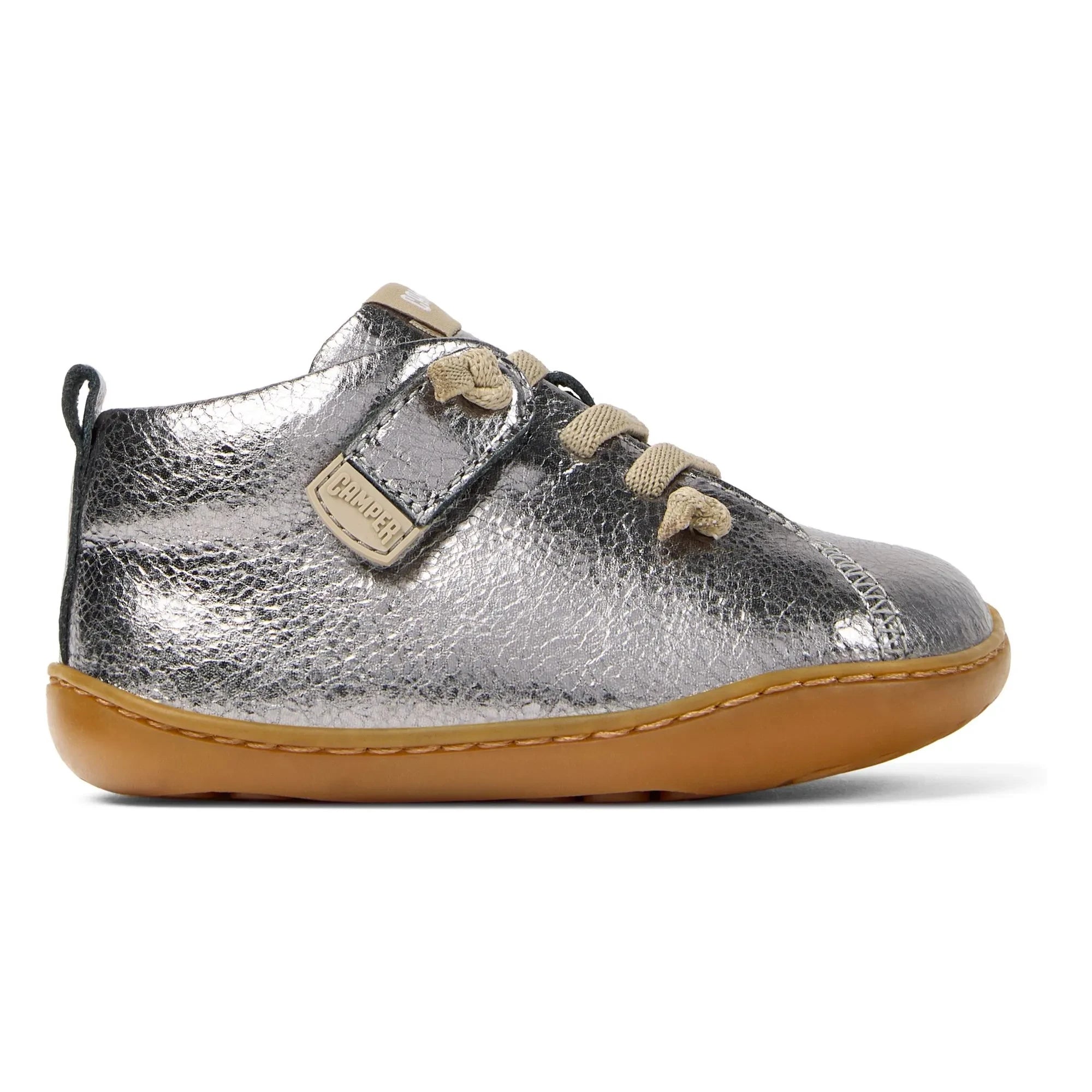 Camper - Zapatos de cordones elásticos | Plata