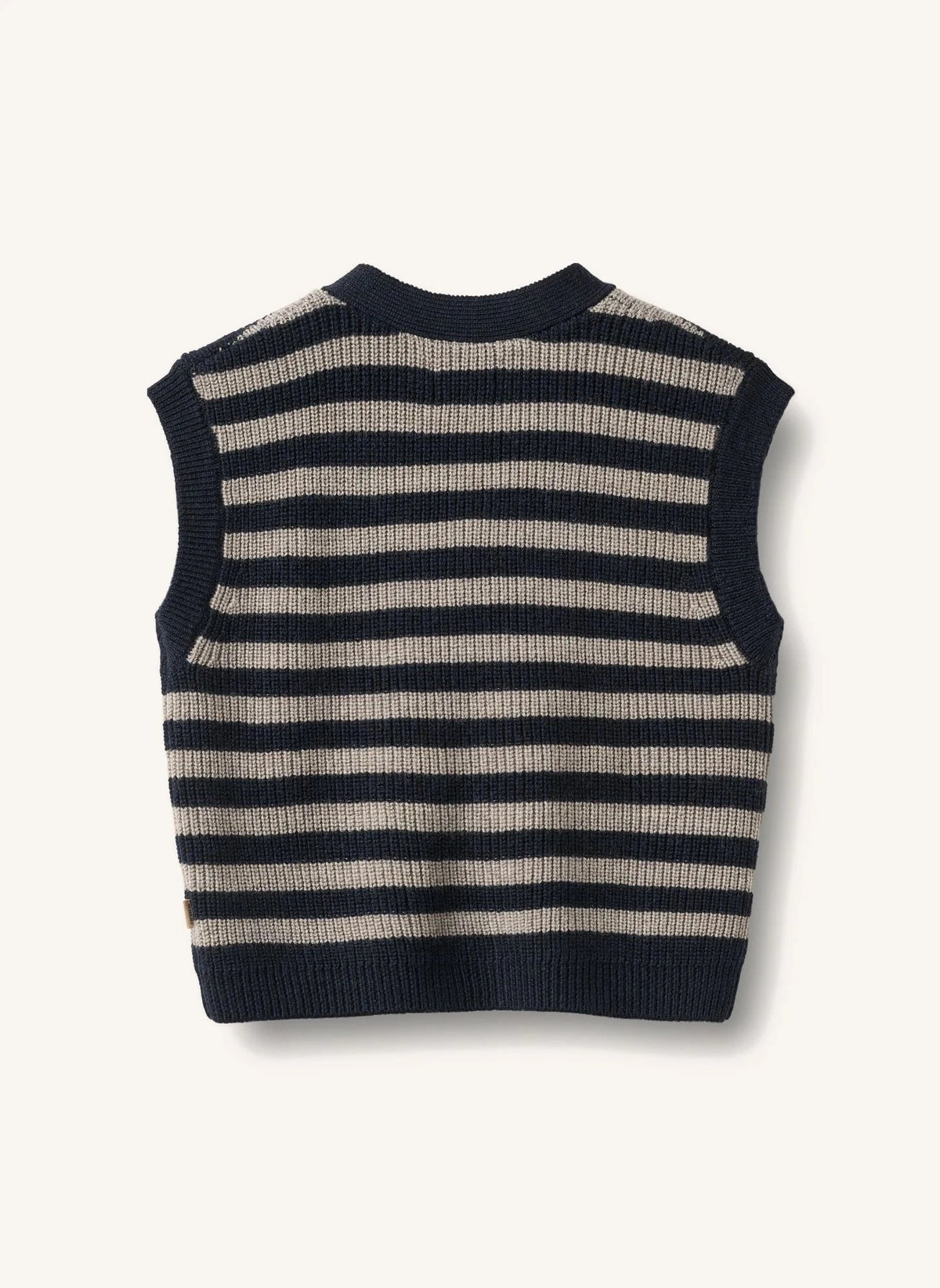 Wheat - Chaleco sin mangas Pete de lana merino | Beige