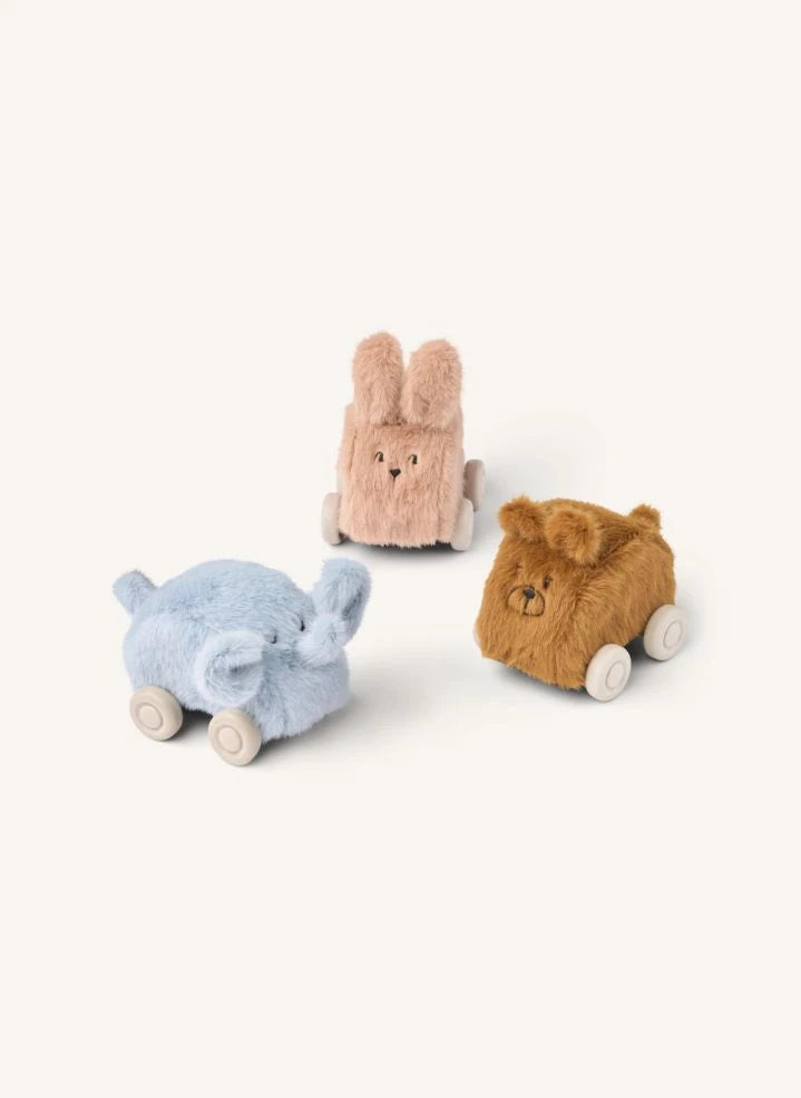 Liewood - Peluches Rodantes Ansel - Set de 3 | Pale Tuscany Mix