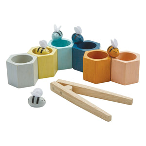 Plan Toys - Pinzas de panal de abeja