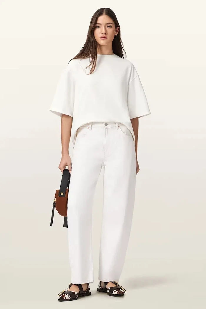 Camiseta extragrande de algodón Esme para mujer de AllSaints