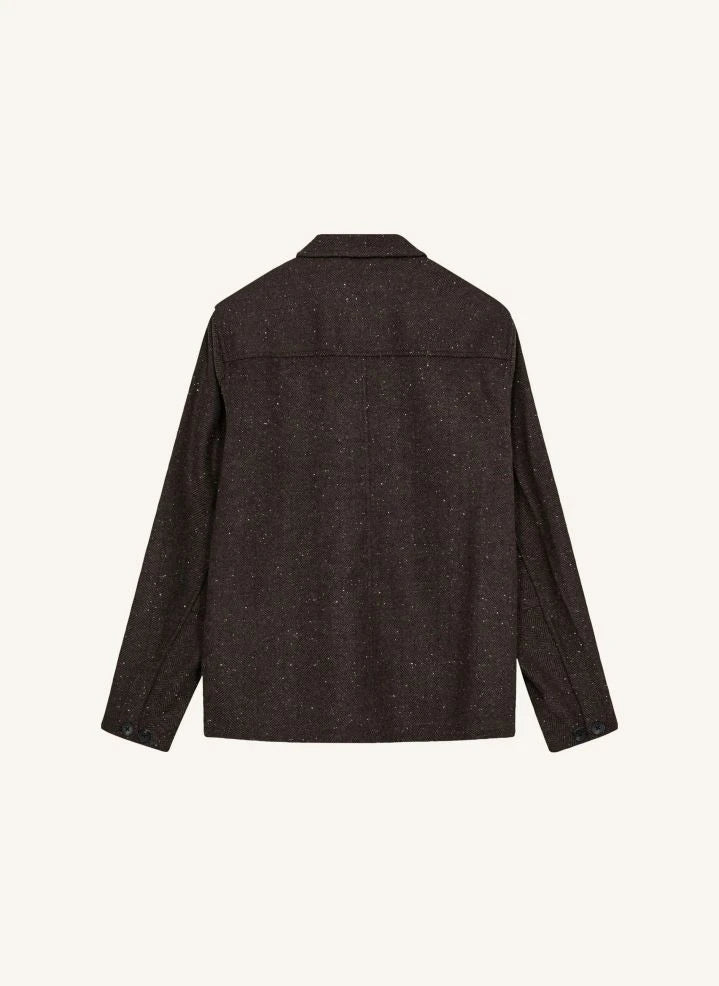 Anerkjendt - Camisa de Lana a Cuadros Akoscar | Gris