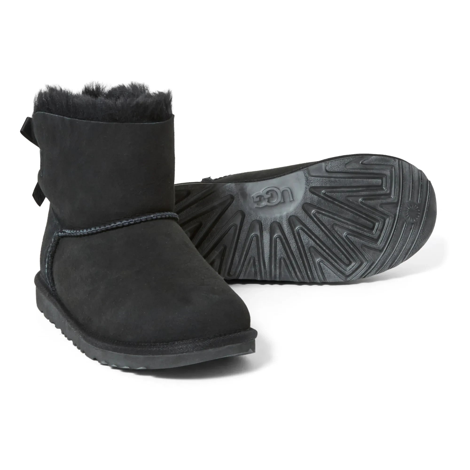 UGG - Botines Mini Bailey Bow II | Negro