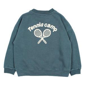 Búho - Sudadera de campamento de tenis | Azul claro