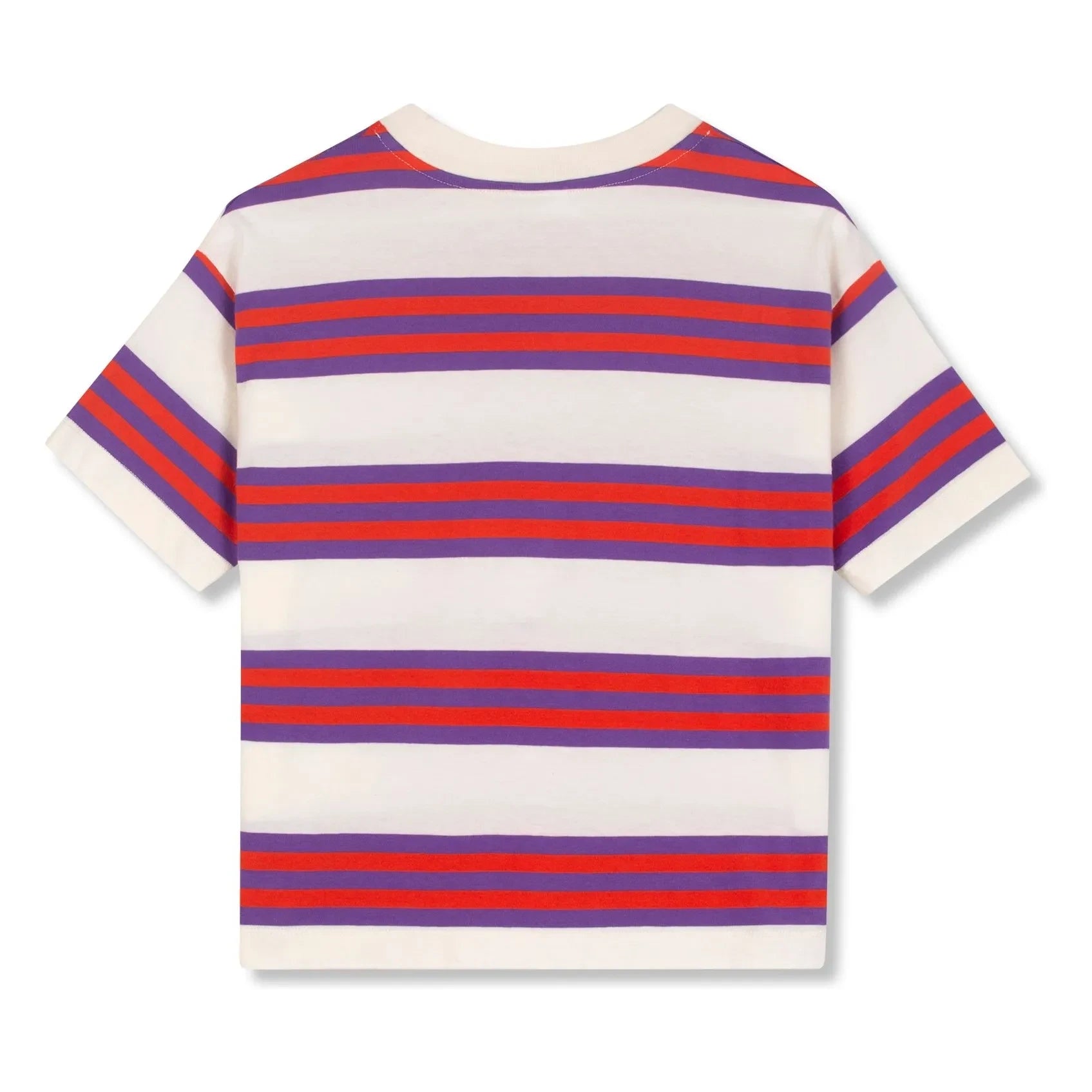 Wynken - Camiseta de algodón orgánico a rayas | Morado