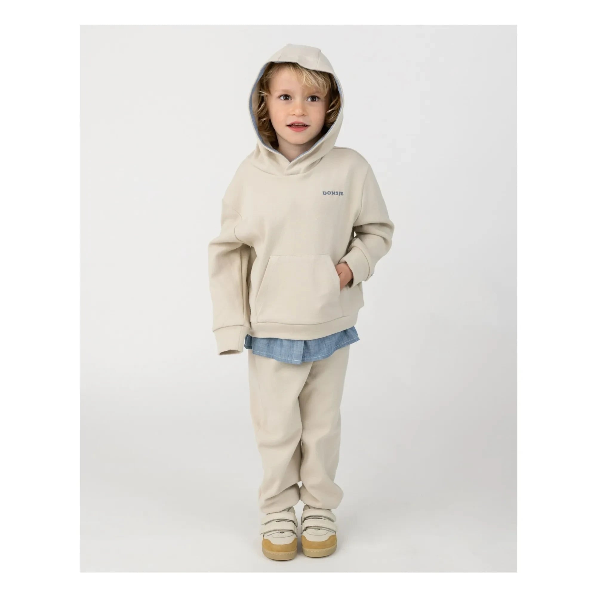 Sudadera con Capucha Lirian de Algodón Orgánico Donsje | Crudo